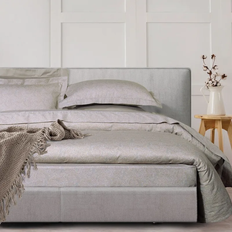 ΣΕΤ ΣΕΝΤΟΝΙΑ ΥΠΕΡΔΙΠΛΑ DAS HOME PRESTIGE 1719 ΕΚΡΟΥ/NUDE/ΛΑΔΙ 4ΤΜΧ (240X260CM)
