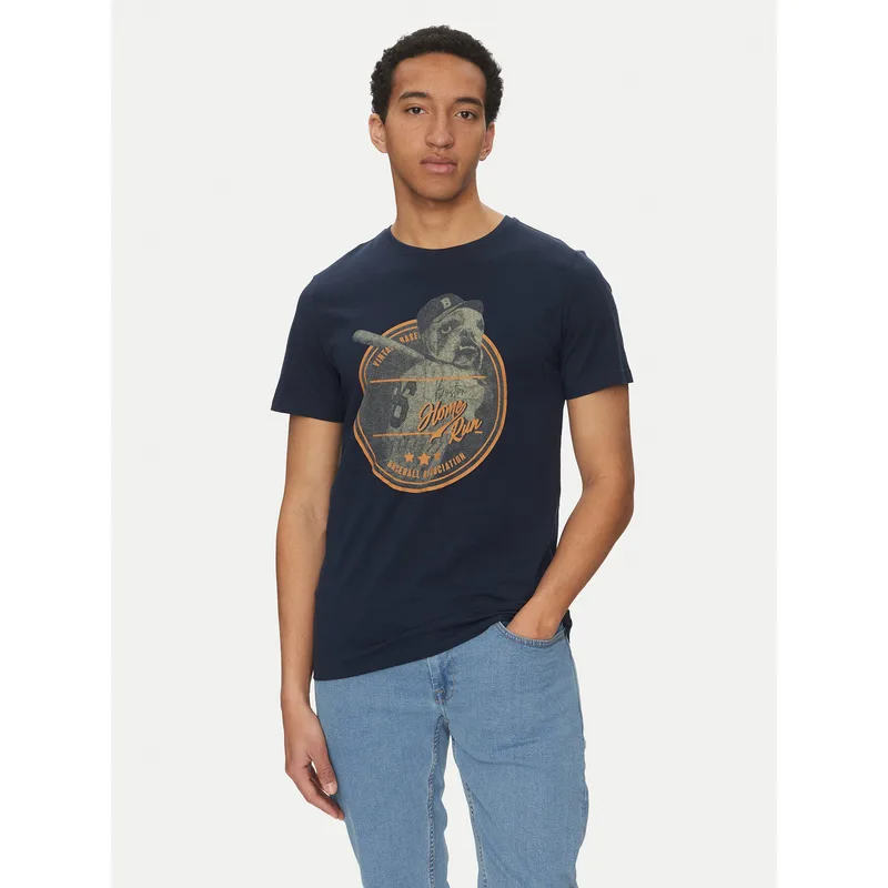 Blend T-Shirt 20717764 Σκούρο μπλε Regular Fit