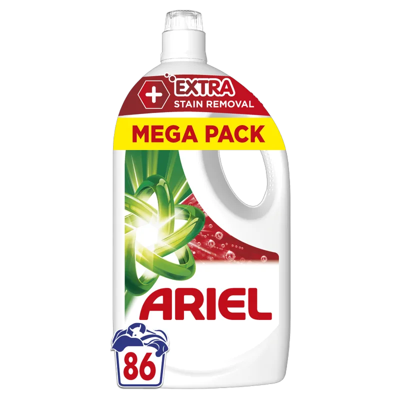 Ariel Υγρό Πλυντηρίου Ρούχων Extra Clean 86μεζ.