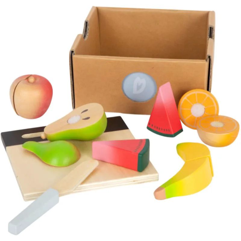 Small foot Cuttable Fruit Set Fresh σετ παιχνιδιών από ξύλο 3 y+ 11 τμχ