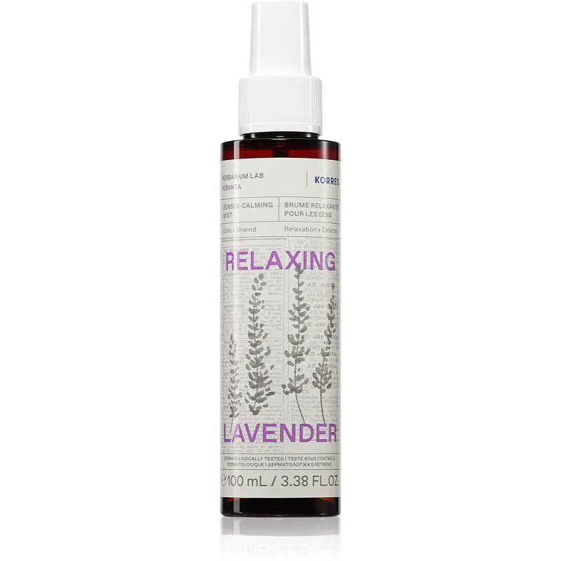 Korres Relaxing Lavender δροσιστικό σπρεϊ σώματος 100 ml