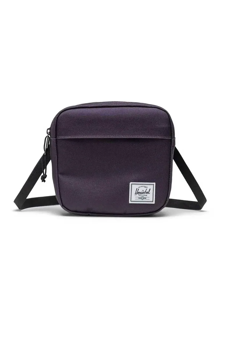 Herschel unisex τσάντα crossbody μονόχρωμη με contrast logo patch "Classic™" 2 L - 66UBCL01734 Μοβ
