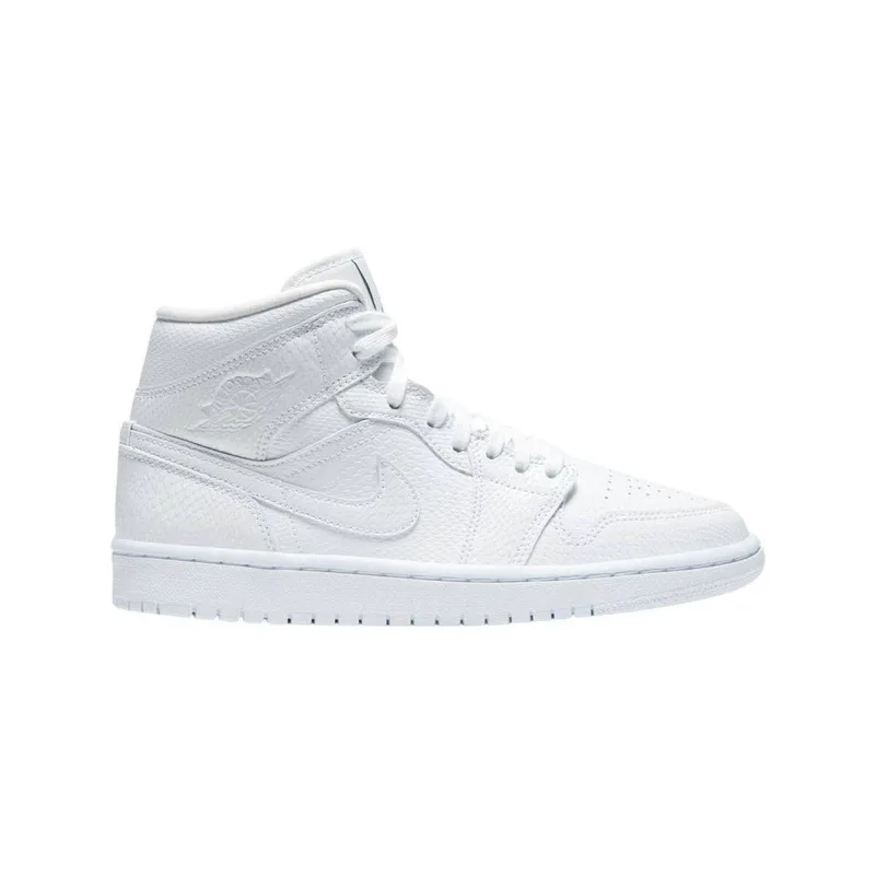 Ψηλά Sneakers Nike Baskets Air Jordan 1 Mid effet peau de serpent