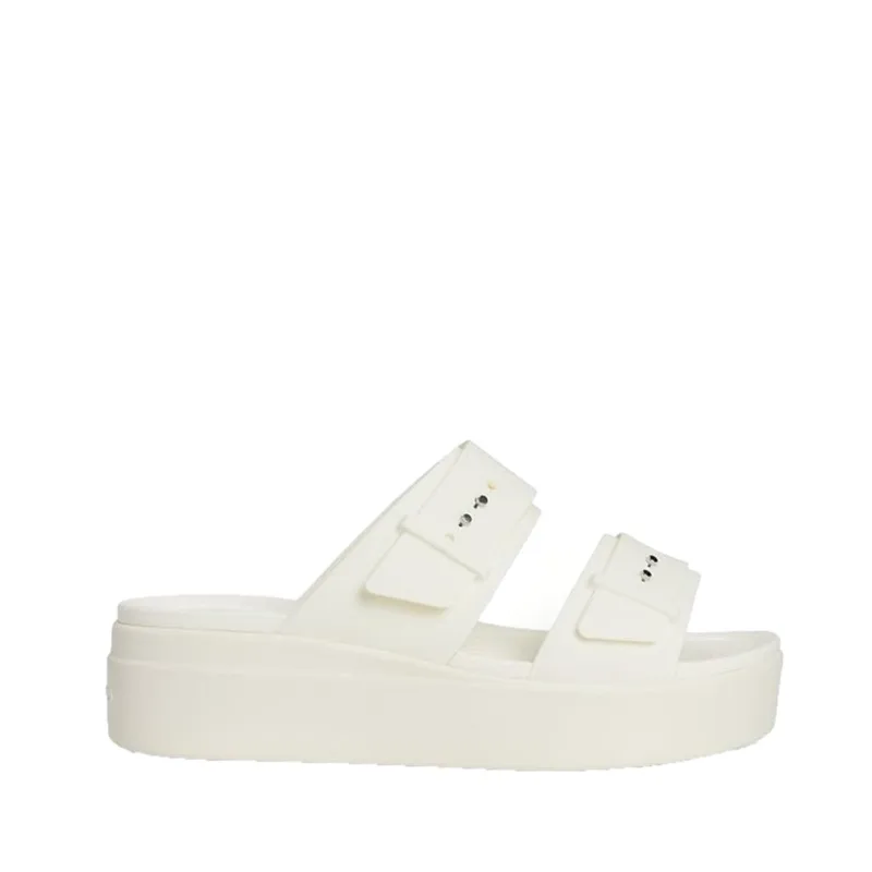 Crocs Brooklyn Buckle 233071-03 Πέδιλα Ιβουάρ