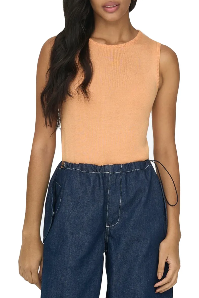 Top Only Onlvilma 15288047-Orange Chiffon Γυναικείο