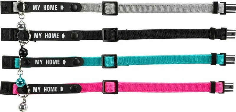 ΠΕΡΙΛΑΙΜΙΟ TRIXIE CAT COLLAR MY HOME ΓΚΡΙ