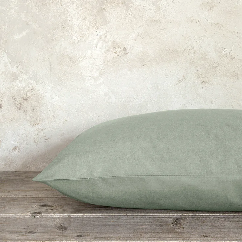 Μαξιλαροθήκες Ζεύγος 52X72 Nima Unicolors Rock Green (52x72)