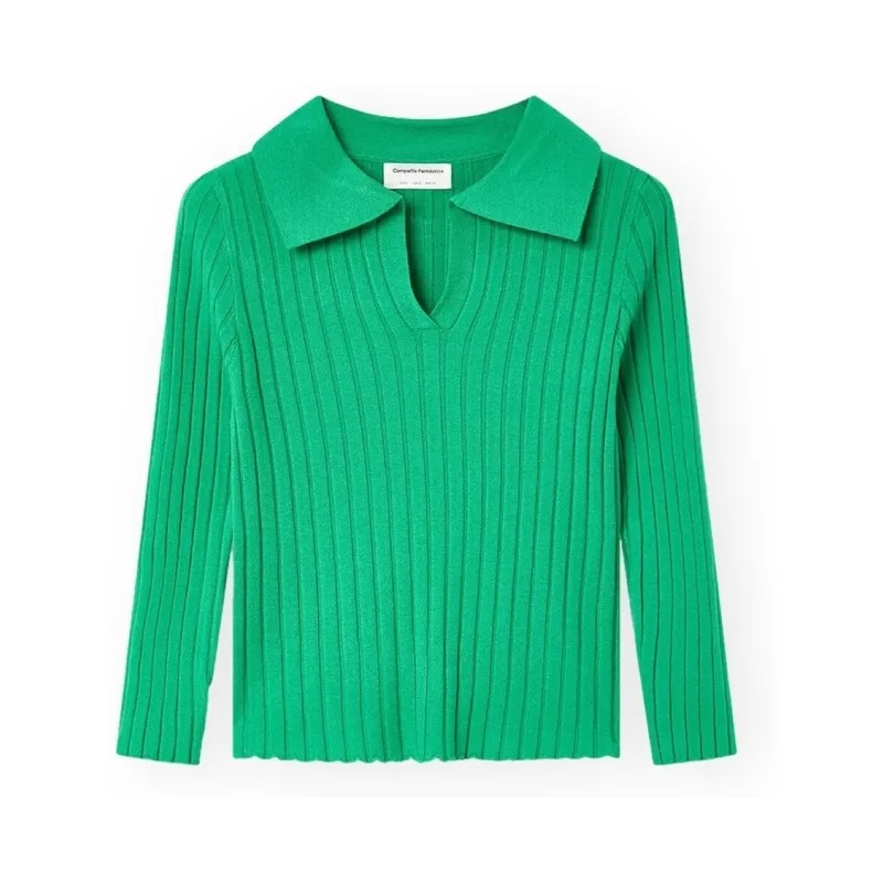 Πουλόβερ Compania Fantastica COMPAÑIA FANTÁSTICA Top 10414 - Green