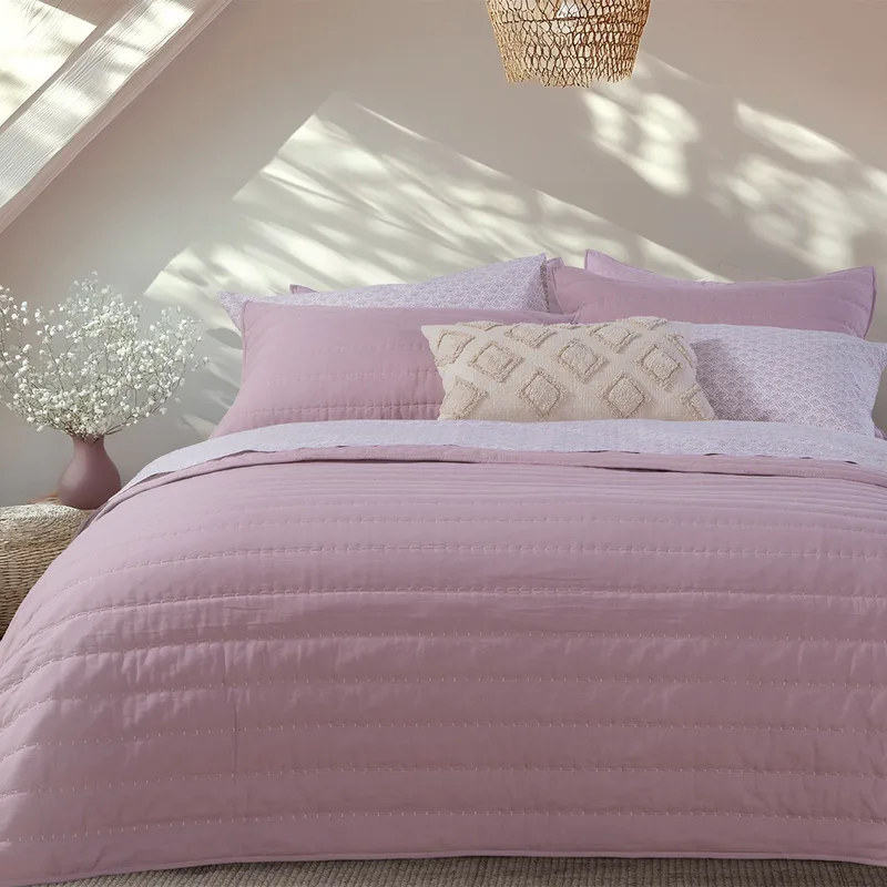 Κουβερλί King Size (270x270) Nef-Nef Homeware Colorfull Lilac