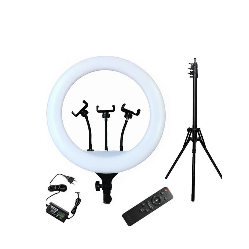 Φωτιστικό Δαχτυλίδι Ring Light Τριών Βάσεων 22in/58cm με Τρίποδο 55cm YQ-580B