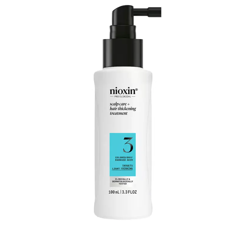 Nioxin System 3 Leave-In Treatment for Coloured/Dry/Damaged Hair and Moderate Hair Loss 100ml
