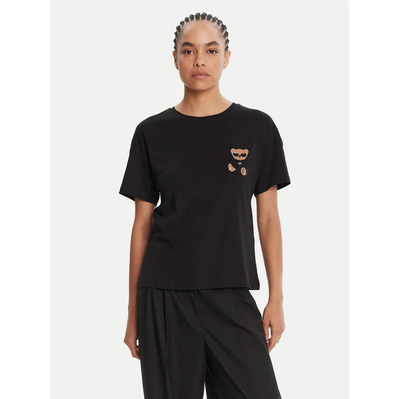 Liu Jo T-Shirt MF5416 JS923 Μαύρο Regular Fit