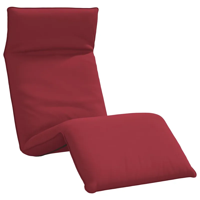 vidaXL Ξαπλώστρα Πτυσσόμενη Κόκκινη 175 x 54 x 8,5 εκ. από Ύφασμα Oxford