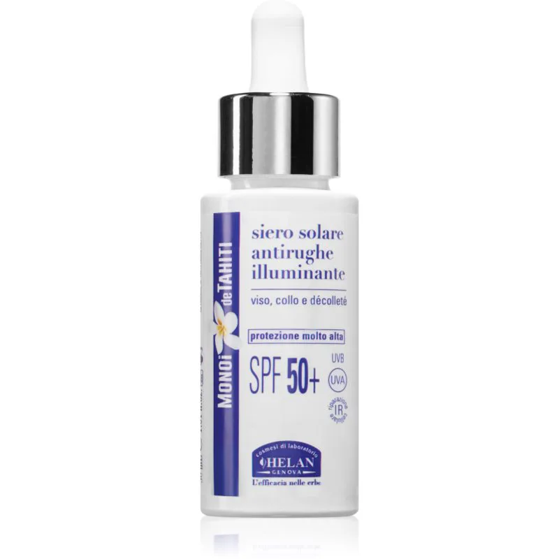 Helan MONOÏ de TAHITI Sun Serum λαμπρυντικός ορός ενάντια στις ρυτίδες SPF 50+ 30 ml