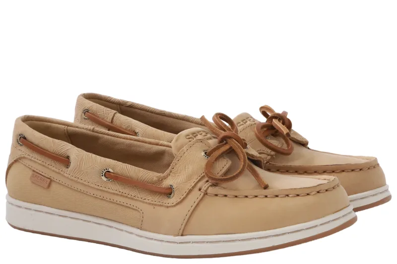 Μοκασίνια Sperry Starfish 1-Eye Emboss Palm Pr STS88616-TAN Γυναικείο