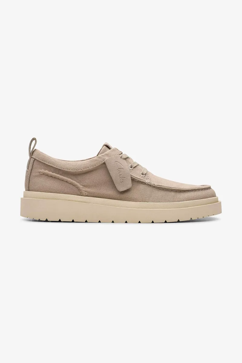Clarks ανδρικά suede μοκασίνια ''Polden Moc'' - 26180867 Μπεζ