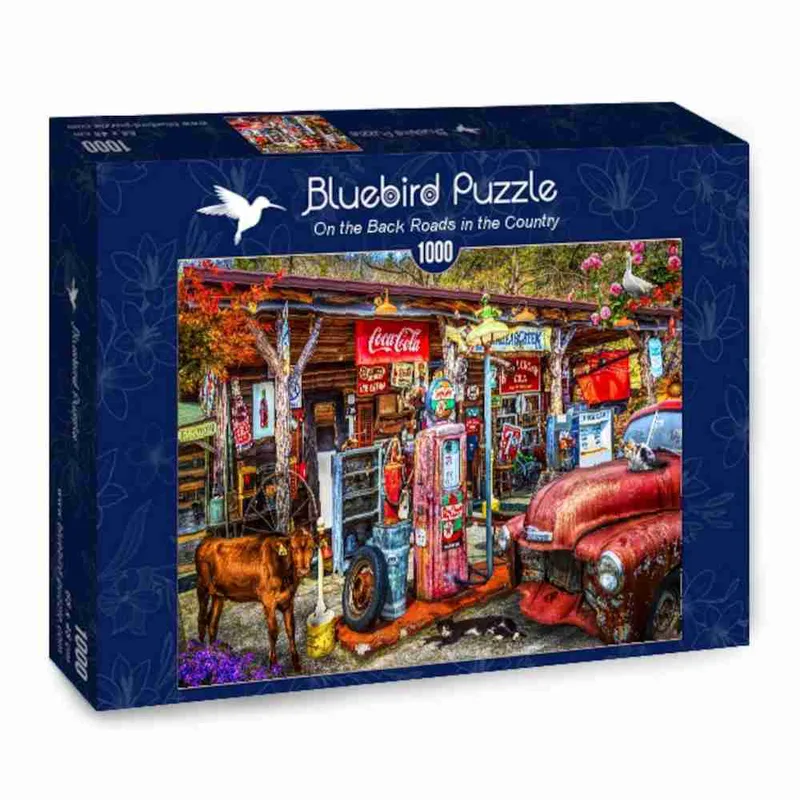Bluebird Puzzle 70510-On the Back Roads in the Country - Puzzle 1000 pieces
