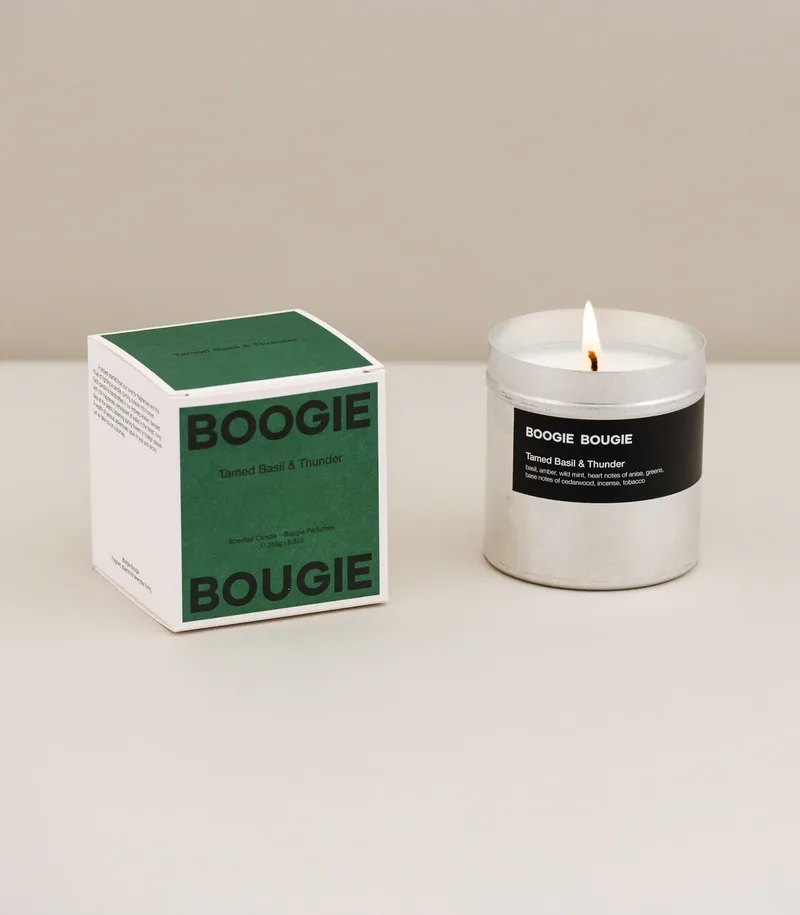 Scented Candle Tamed Basil & Thunder