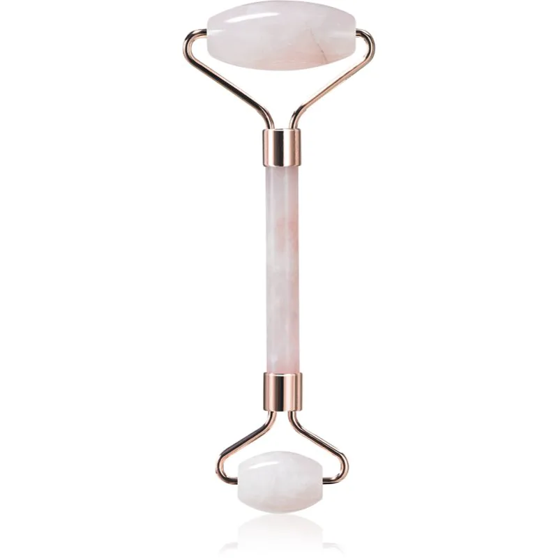 Zoë Ayla Rose Quartz Luxurious Facial Roller κύλινδρος για μασάζ για το πρόσωπο 1 τμχ