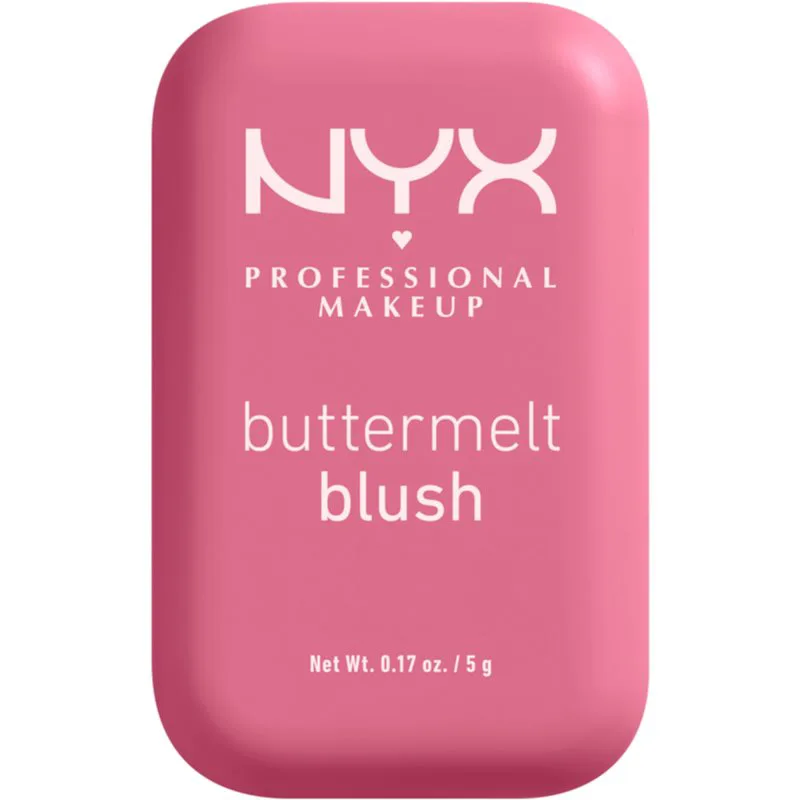 NYX Professional Makeup Buttermelt Blush πουδρέ ρουζ απόχρωση 06 For the Butta 5 γρ