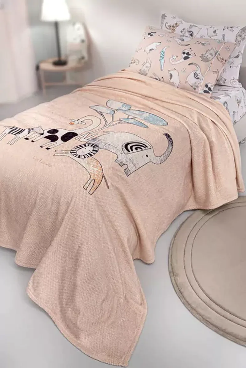 Κουβερτα Παιδικη Ultra Soft Zootopia Cameo Guy Laroche 220x160x0cm Μονόχρωμο