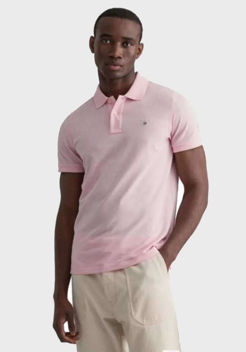 GANT Pique Polo Μπλούζα της σειράς Original - 2201 637 California Ροζ