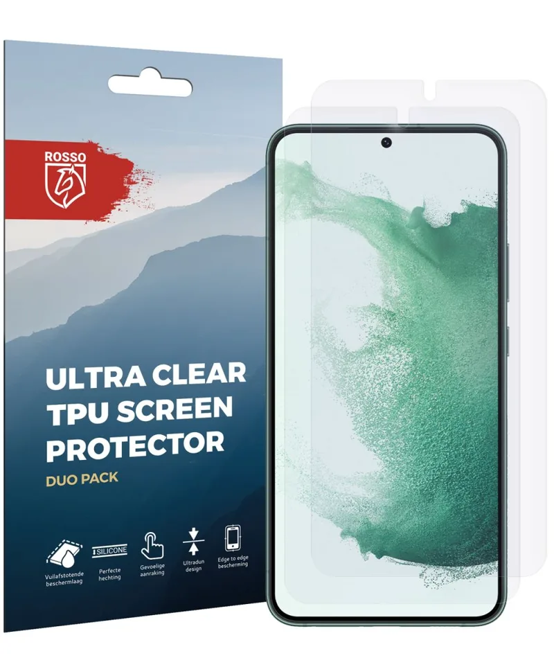 Κόκκινο Ultra Clear Screen Protector - Μεμβράνη Προστασίας Οθόνης - Samsung Galaxy S22 Plus 5G - 2 Τεμάχια (8719246344657)