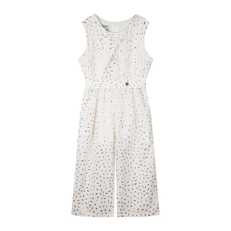 Boutique ολόσωμη φόρμα για κορίτσι - Εκρού 45-225370-2 - 45-225370-2-2-etwn-ekroy