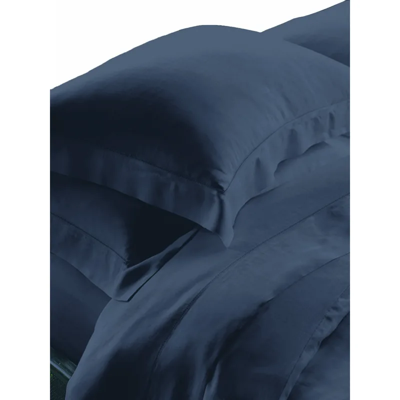 Σετ Σεντόνια Υπέρδιπλα 4 Τεμαχίων Makis Tselios Azur New Black 240x270