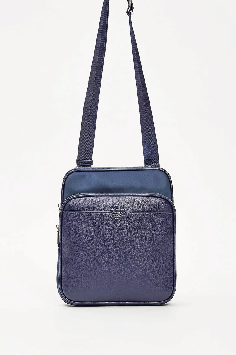 Gaudi ανδρική τσάντα crossbody "Greg" - V6AE-12884 Μπλε Σκούρο