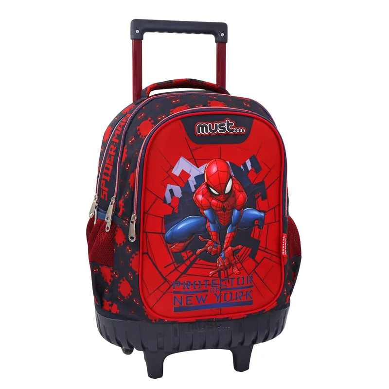Σχολική Τσάντα Τρόλεϊ Δημοτικού (34x20x45) Must Spiderman Protector Of New York 508119