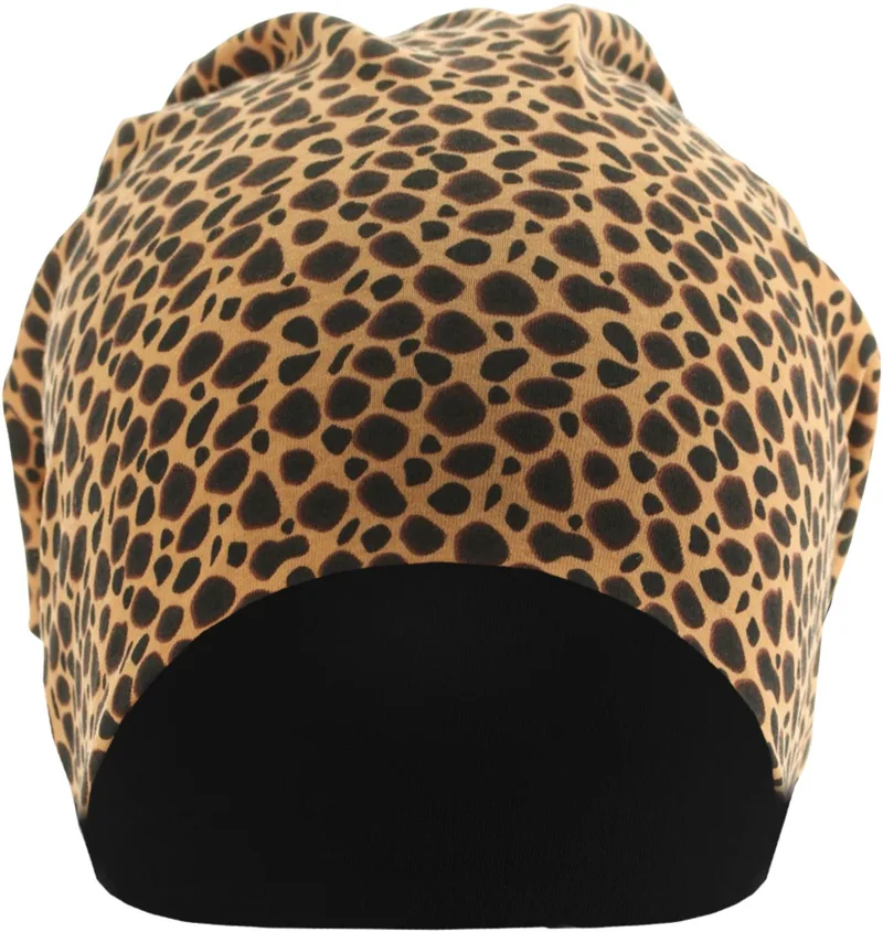 Printed Jersey Beanie MSTRDS 10479-00929 cheetha/black