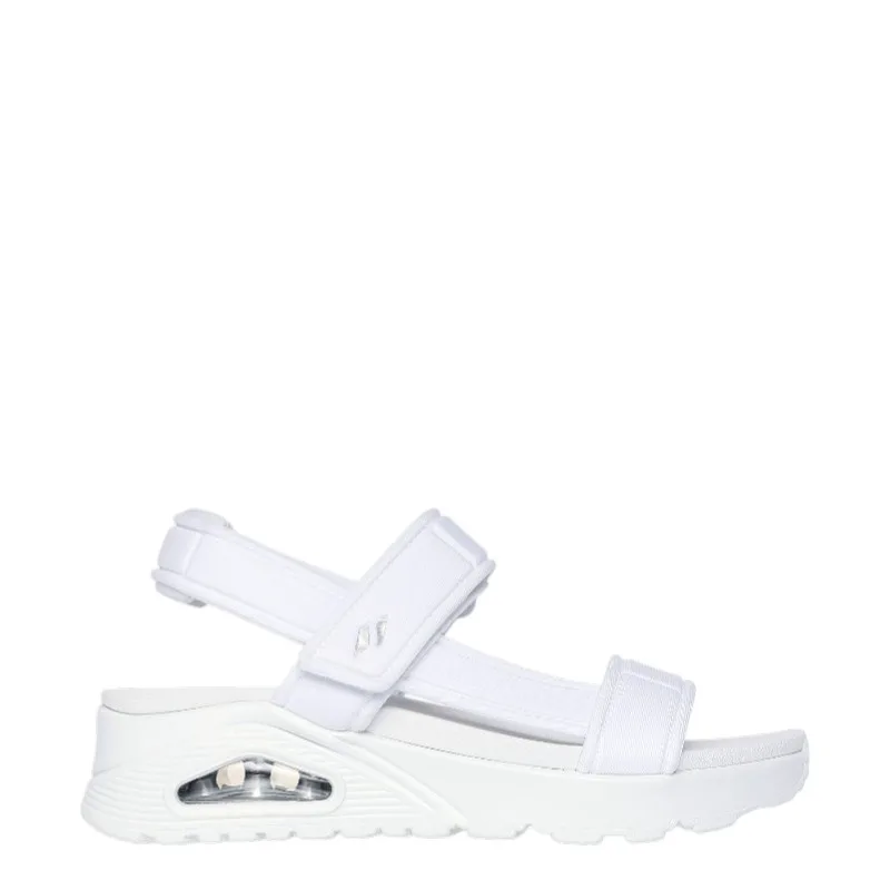 Γυναικεία πέδιλα SKECHERS 119813/WHT UNO-SUMMER STAND2 WHITE λευκό