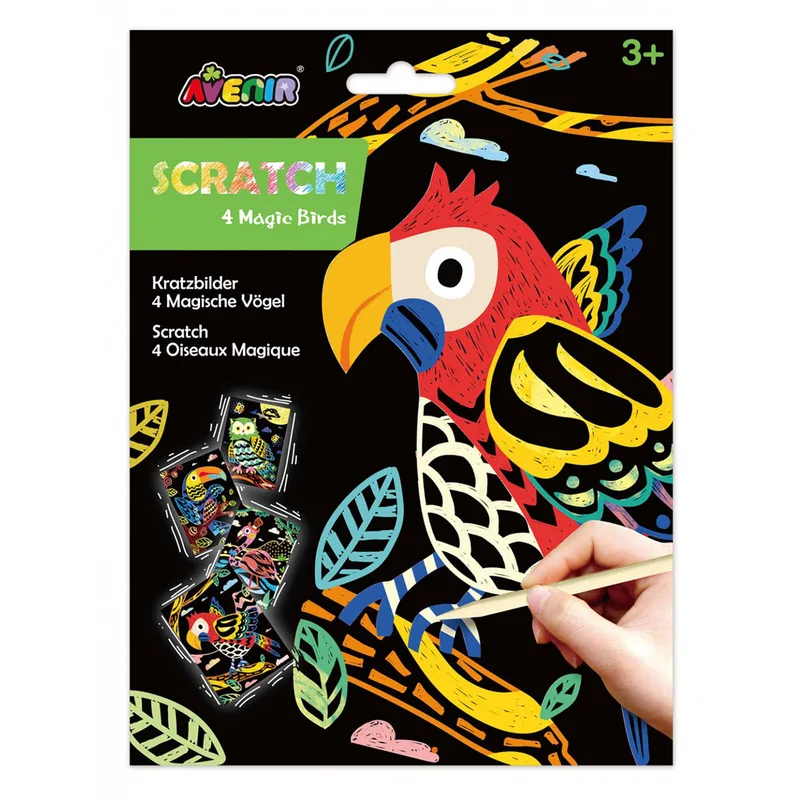 Ζωγραφική Scratch Avenir Birds