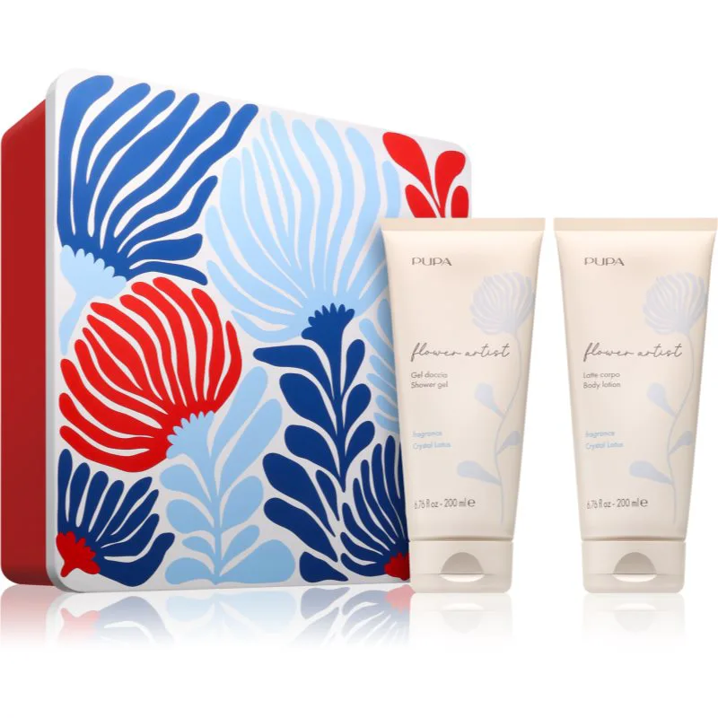 PUPA Milano Flower Artist Kit σετ δώρου για το σώμα με άρωμα Crystal Lotus