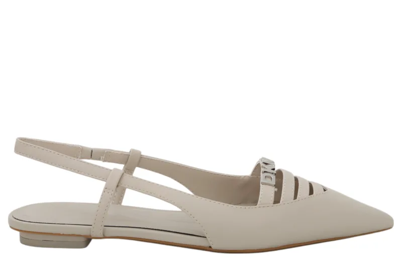 Μπαλαρίνα DKNY Slingback Mikado K1524221-SOFT WHITE Γυναικείο