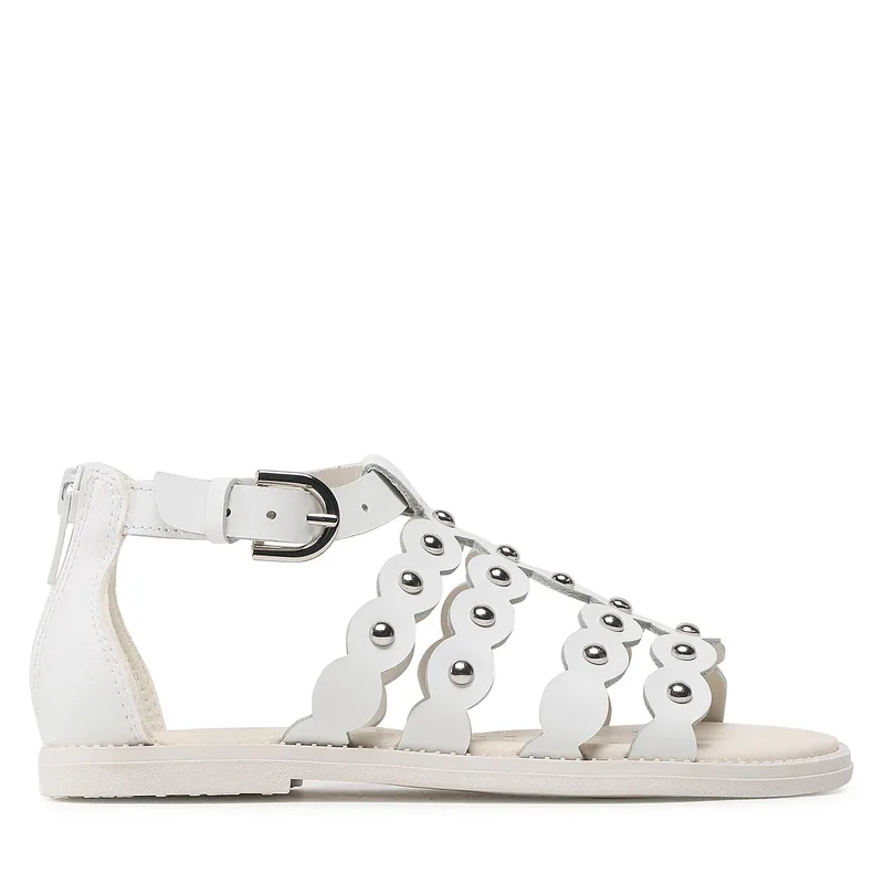 Σανδάλια Geox J Sandal Karly Girl J3535D043BCC1000 S Λευκό
