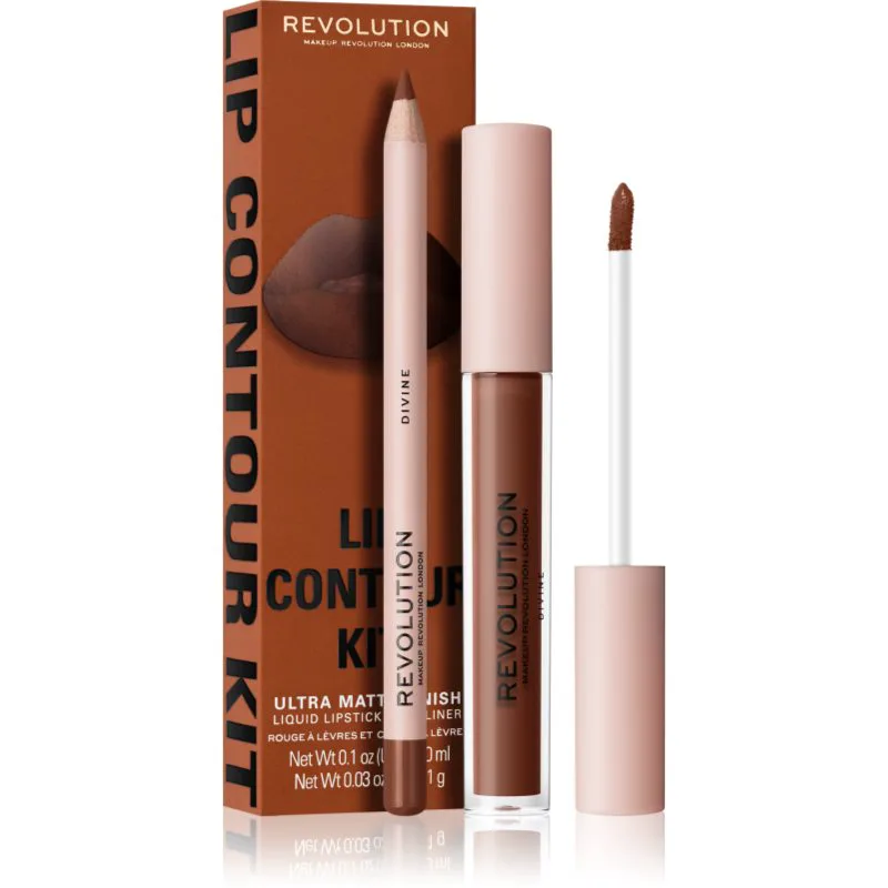 Revolution Lip Contour Kit σετ για τα χείλη απόχρωση D.