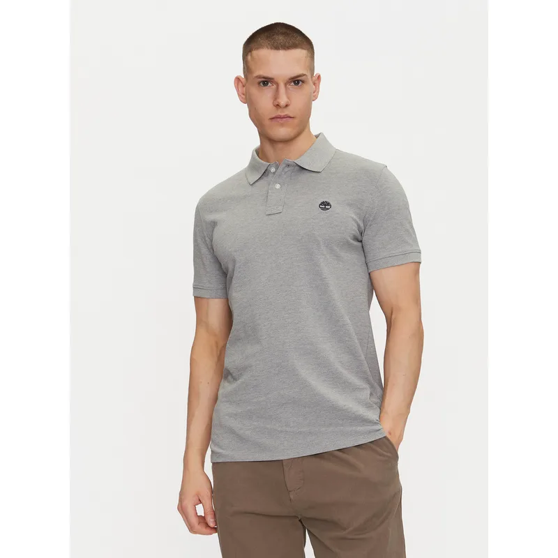 Timberland Polo TB0A6VDP Γκρι Regular Fit