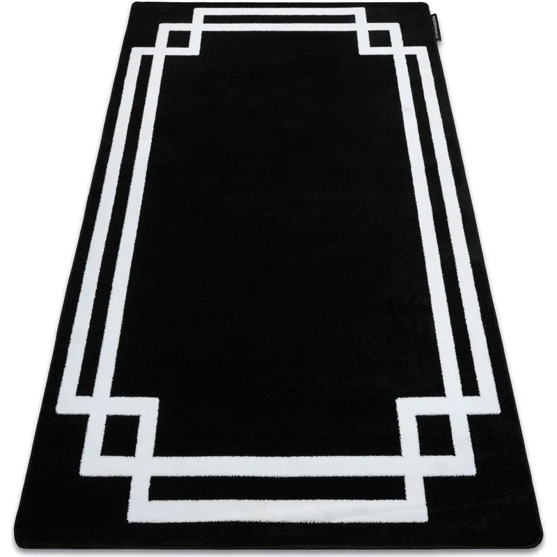 Χαλιά Rugsx Χαλί HAMPTON Lux μαύρο 160x220 cm