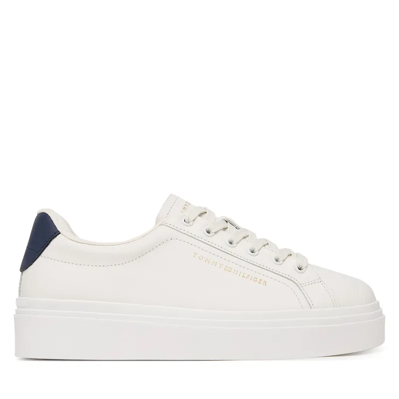 Αθλητικά Tommy Hilfiger Chic Cupsole FW0FW09107 Εκρού