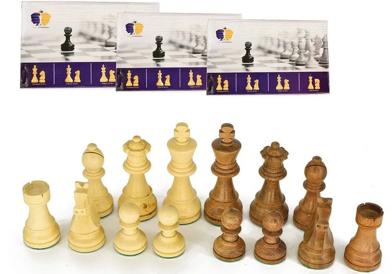 ΠΙΟΝΙΑ PLATINUMGAMES ΓΙΑ ΣΚΑΚΙ ΞΥΛΙΝΑ PLATINUM 7.7 CM 530 GR