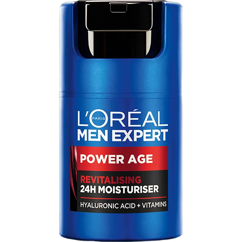 L'Oreal Paris Men Expert Power Age Revitalising Face Cream Ανδρική Κρέμα Προσώπου για τα Σημάδια Γήρανσης 50ml