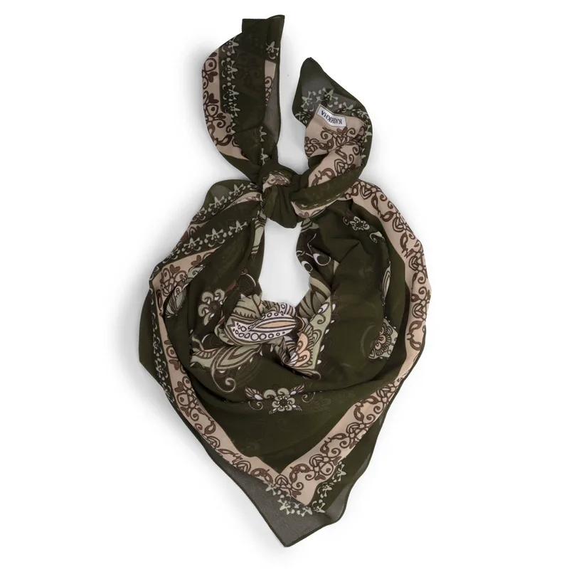 Φουλάρι μουσελίνα με paisley print