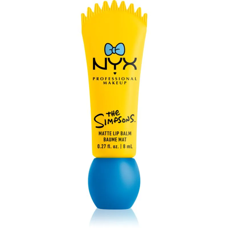 NYX Professional Makeup The Simpsons Smushy Βάλσαμο για χείλη με ματ αποτελέσματα απόχρωση Peekaboo Blue 8 ml