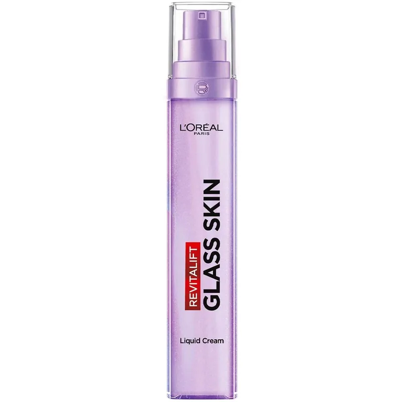 L'Oreal Paris Revitalift Filler Glass Skin Liquid Cream Λεπτόρευστη Κρέμα Ενυδάτωσης & Λάμψης Προσώπου Ενισχυμένη με Ενεργά Συστατικά 50ml