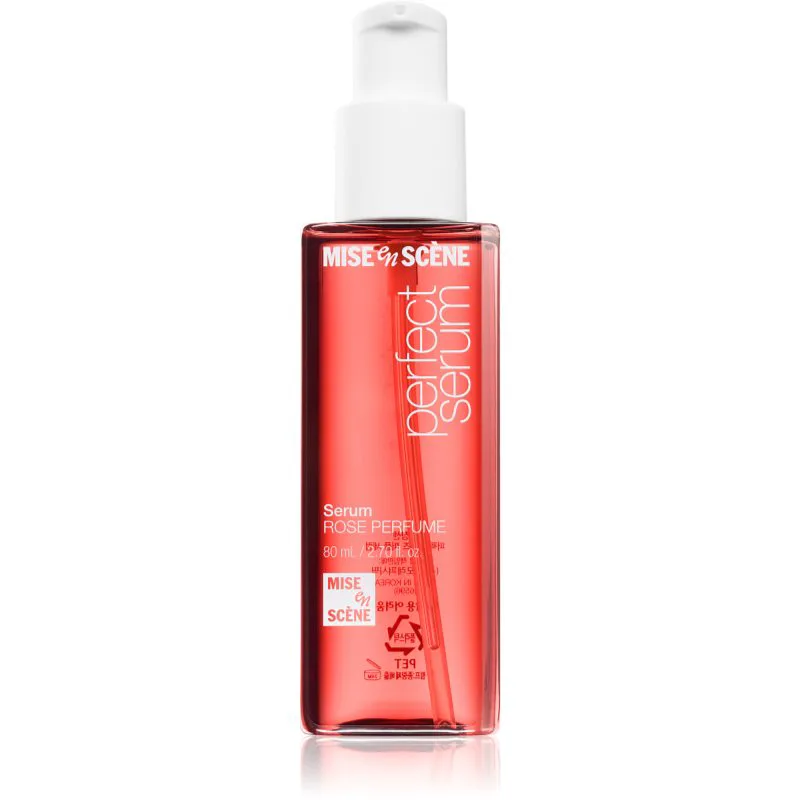 mise en scene Perfect Serum Rose Parfume αποκαταστατικός ορός για τα μαλλιά με άρωμα λουλουδιών για γυναίκες 80 ml