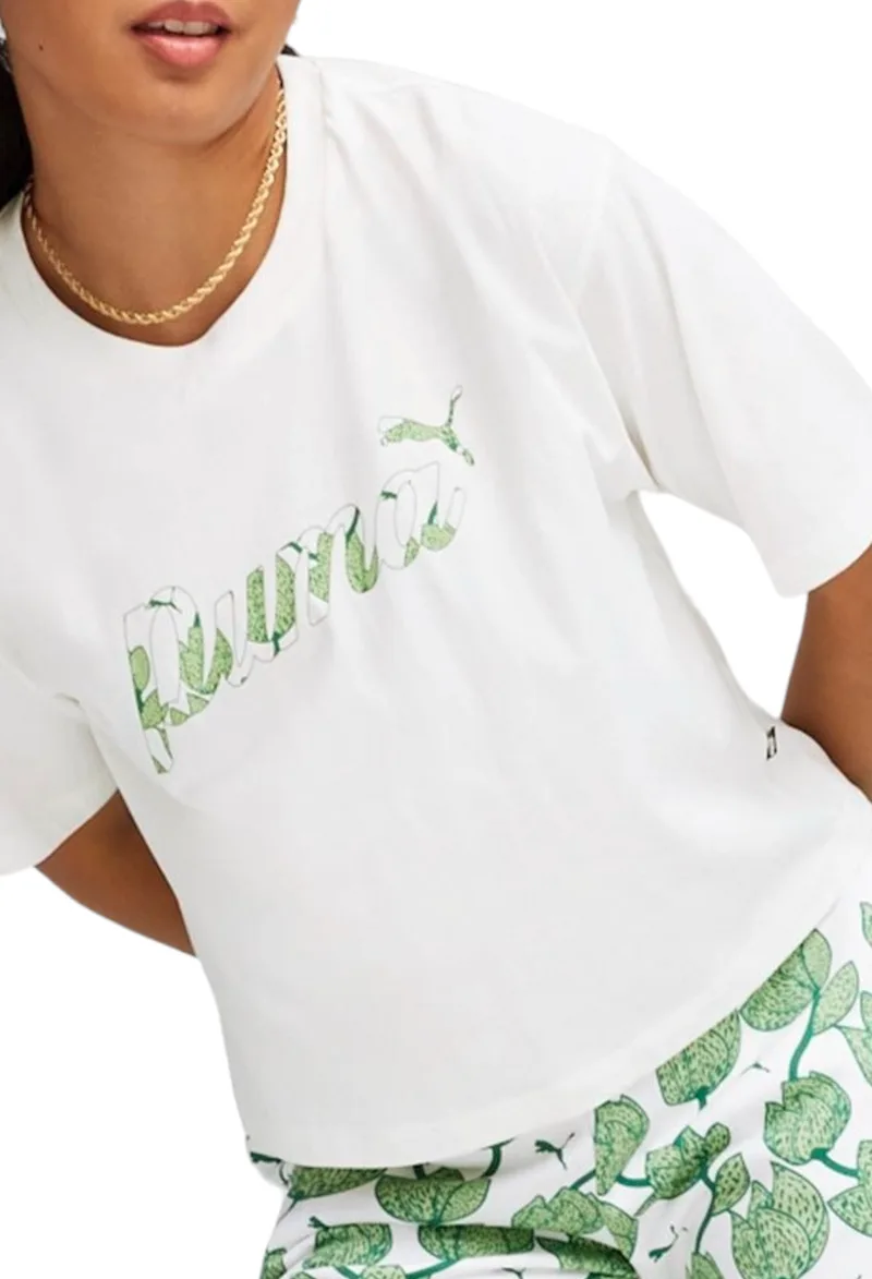 Μπλούζα Κοντομάνικη Puma Ess+ Blossom Short Graphic 680432-02 Γυναικείο