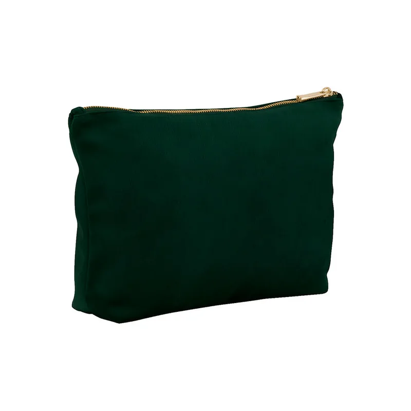 Τσαντάκι Χειρός Velvet Bag Base BG714 DarkEmerald