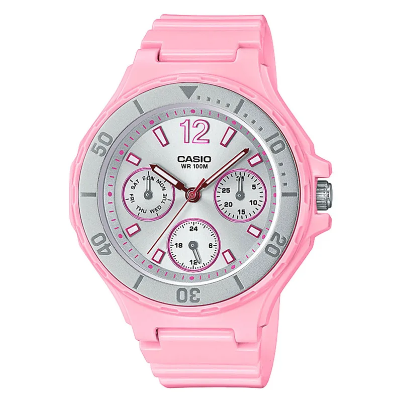 CASIO Sport Ροζ Rubber Strap LRW-250H-4A2VEF